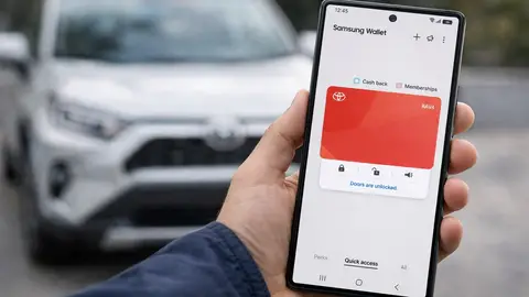 Olvidarte las llaves del coche en casa será cosa del pasado: sólo vas a necesitar tu Galaxy para abrir o arrancar tu Toyota Olvidarte las llaves del coche en casa será cosa del pasado: sólo vas a necesitar tu Galaxy para abrir o arrancar tu Toyota
