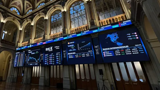 La Bolsa de Madrid, este jueves. La Bolsa de Madrid, este jueves.