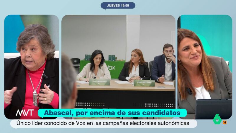 El mensaje de Cristina Almeida a los votantes de Castilla y Le&oacute;n: "No voten a Abascal, que &eacute;l no se presenta. Ser&iacute;a voto nulo"