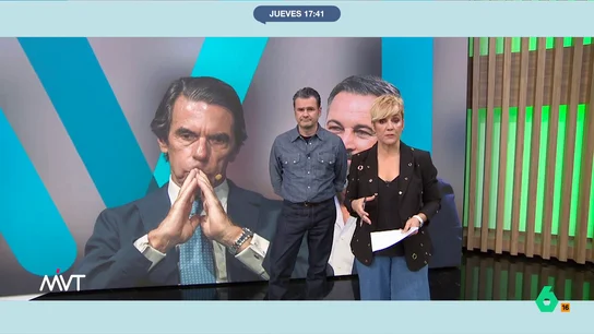 Cristina Pardo: "Me sorprende que Abascal exija que los demás contesten a las preguntas cuando él no contesta nunca a ninguna" El líder del partido ultra ha decidido responder a las palabras de José María Aznar sobre que "los dirigentes del populismo de derechas" tienen conversaciones con el Gobierno. Abascal afirma que el expresidente popular miente.