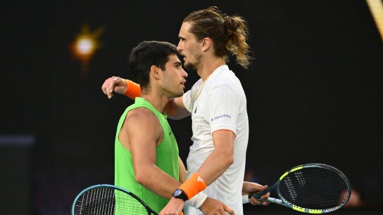 Carlos Alcaraz y Alexander Zverev