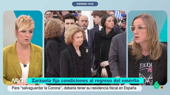 Cristina Pardo, sobre Vox: "Está en una deriva que ya no hay Borbón bueno, el único bueno es Abascal y Trump" Cristina Pardo, sobre Vox: "Está en una deriva que ya no hay Borbón bueno, el único bueno es Abascal y Trump"