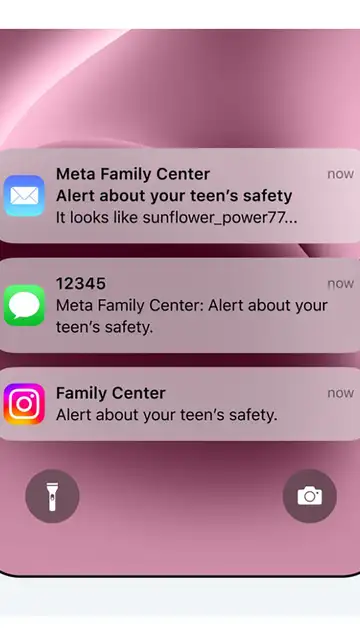 Fotografía cedida que muestra notificaciones en la pantalla de un teléfono móvil Fotografía cedida que muestra notificaciones en la pantalla de un teléfono móvil
