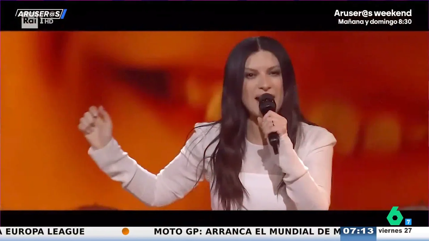 Laura Pausini conquista con su emotiva actuación en San Remo Laura Pausini conquista con su emotiva actuación en San Remo