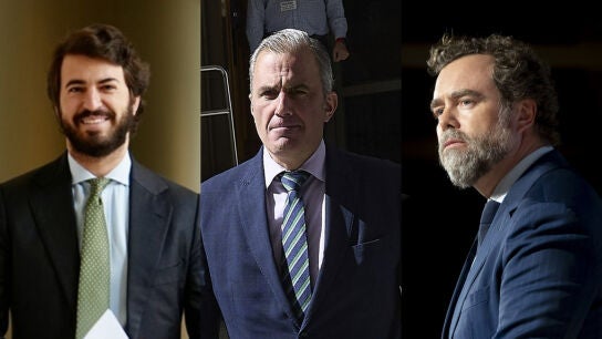 Fotomontaje. Garc&iacute;a-Gallardo, Ortega Smith y Espinosa de los Monteros