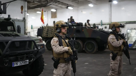 Militares españoles en una imagen de archivo. Militares españoles en una imagen de archivo.