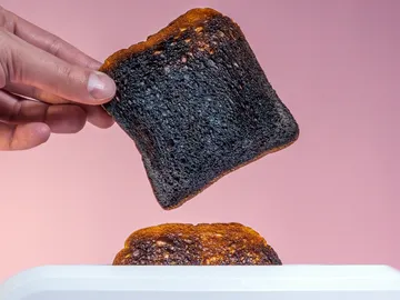 Tostada quemada Tostada quemada