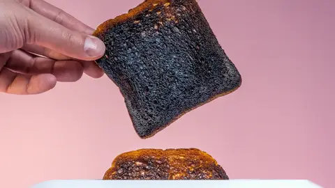 Tostada quemada Tostada quemada