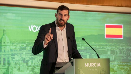 Imagen de archivo. El presidente de Vox en la Regi&oacute;n de Murcia, Jos&eacute; &Aacute;ngel Antelo