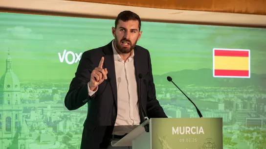 Imagen de archivo. El presidente de Vox en la Región de Murcia, José Ángel Antelo Imagen de archivo. El presidente de Vox en la Región de Murcia, José Ángel Antelo