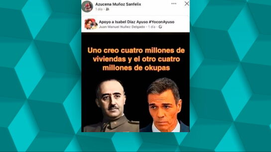 Una concejala del PP compara a S&aacute;nchez con Franco: "Uno cre&oacute; cuatro millones de viviendas y el otro millones de okupas"