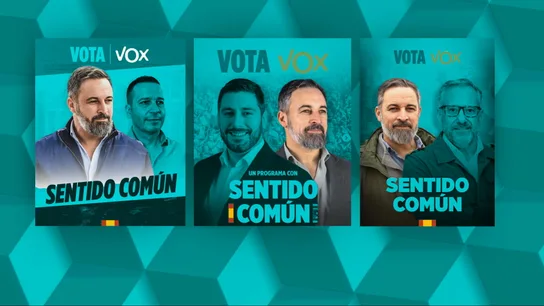 Los carteles de Vox en las elecciones autonómicas Los carteles de Vox en las elecciones autonómicas