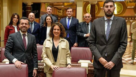Diputados de Vox en la Regi&oacute;n de Murcia con Antelo al frente