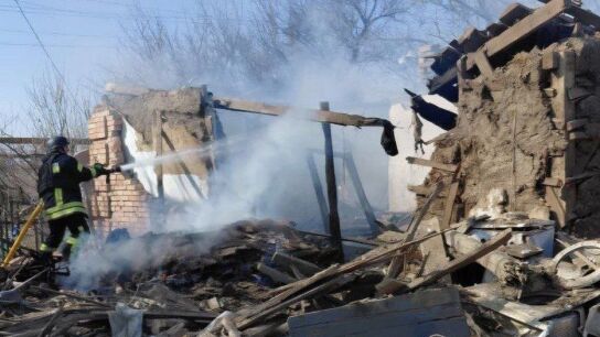 Ataque ruso en Dnipropetrovsk, en Ucrania.