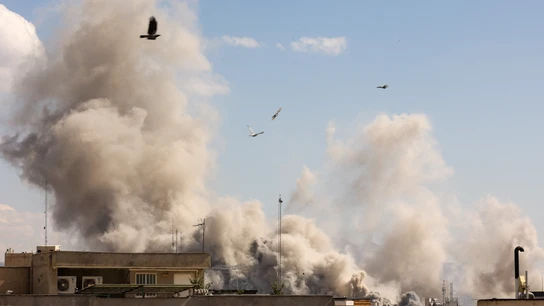 Israel y Estados Unidos atacan Teherán, Irán. Israel y Estados Unidos atacan Teherán, Irán.