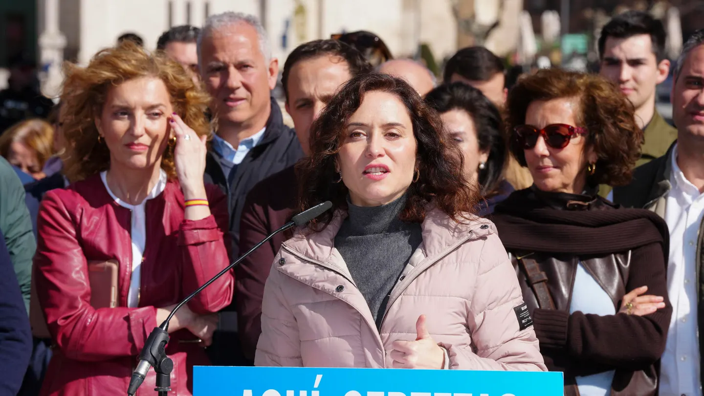 Ayuso en un acto del PP en Valladolid Ayuso en un acto del PP en Valladolid