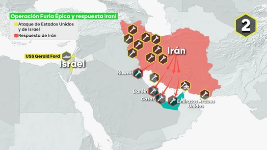 Imagen de los ataques de EEUU e Israel a Irán Imagen de los ataques de EEUU e Israel a Irán