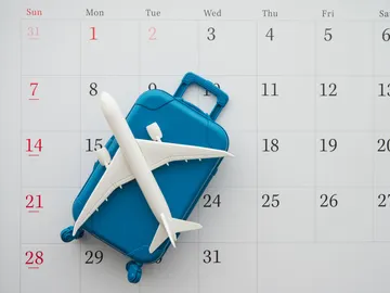 Calendario viajes avión Calendario viajes avión