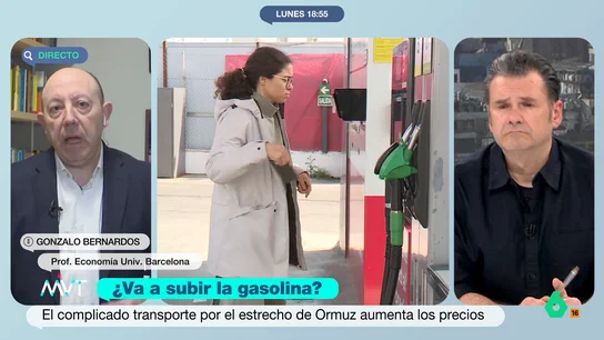 Gonzalo Bernardos analiza cómo nos podría afectar el conflicto en Oriente Medio: "El problema lo tenemos en el petróleo y el gas natural" El economista señala que la subida del petróleo podría darse si se destruyen instalaciones petrolíferas, desde refinerías a yacimientos, y, también, en función de la duración del conflicto.