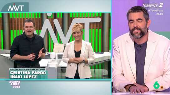 El presentador de M&aacute;s Vale Tarde ha contado a Dani Mateo que no pod&iacute;a escucharle ya que su pinganillo no ha funcionado, algo que, como ha transmitido, era un alivio para &eacute;l. 