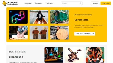 Así es instructables.com