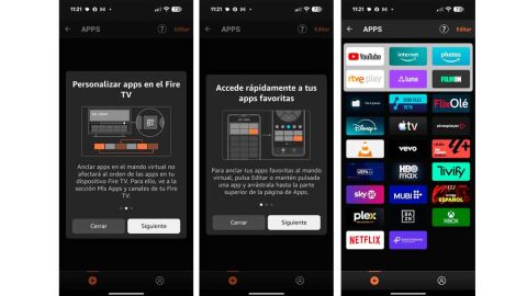 Ordenando la aplicaciones en Fire TV