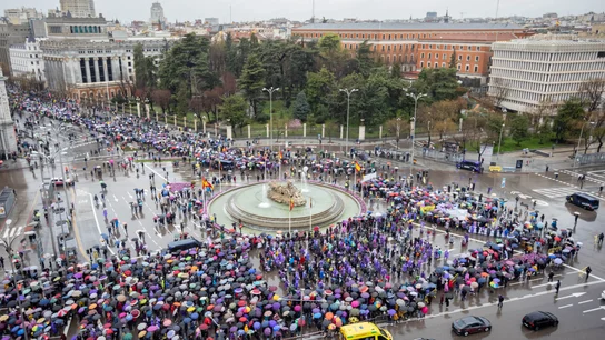 Manifestación del 8 de marzo, día de la Mujer, en Madrid en 2025 Manifestación del 8 de marzo, día de la Mujer, en Madrid en 2025