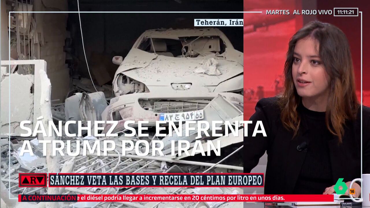 Elizabeth Duval asegura que la posición del Gobierno en el conflicto de Irán es "acertada": "Es una intervención que no apoya la población de EEUU"