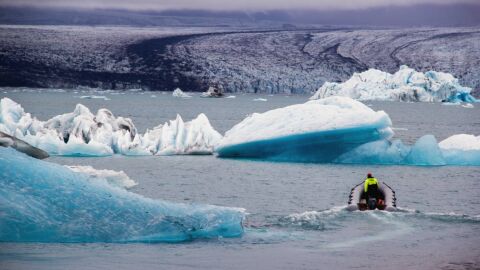 Glaciar en la Ant&aacute;rtida