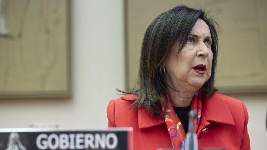 La ministra de Defensa, Margarita Robles, en el Congreso/ Jes&uacute;s Hell&iacute;n / Europa Press 