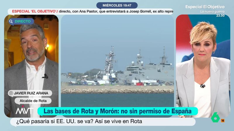 El alcalde de Rota se&ntilde;ala que el traslado de la base "ser&iacute;a impensable": "Supone dos terceras partes de la econom&iacute;a local"