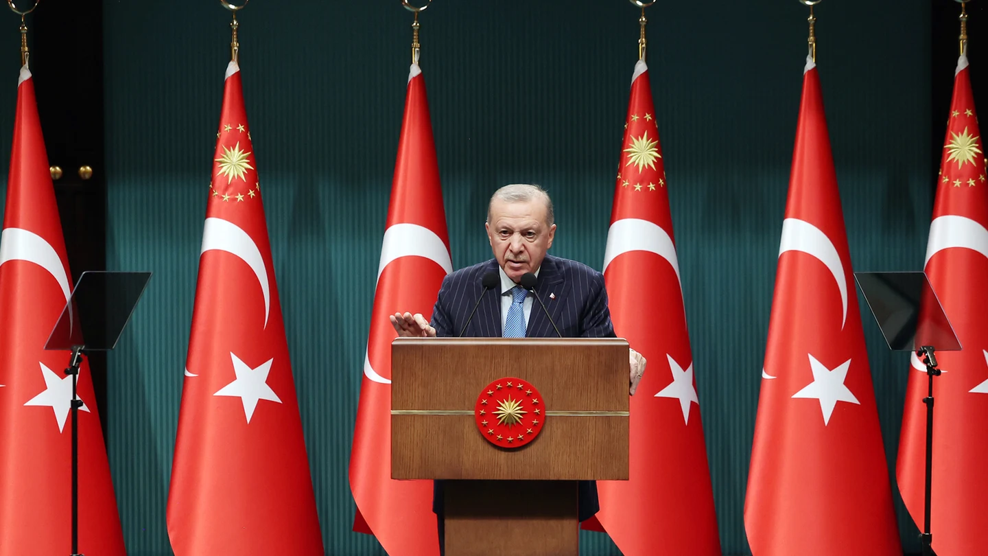 El presidente de Turquía, Recep Tayyip Erdogan, durante una rueda de prensa en una imagen de archivo El presidente de Turquía, Recep Tayyip Erdogan, durante una rueda de prensa en una imagen de archivo