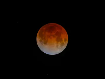 Eclipse lunar total en California Eclipse lunar total en California