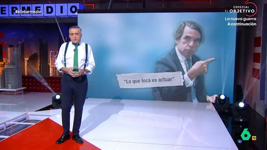 Wyoming afirma que Aznar "conserva sus aficiones de hace años": "El pádel y participar en guerras lejanas" El expresidente popular ha dicho que en Irán hay que actuar "para hacer caer al régimen". Además, con respecto al uso del eslogan 'No a la guerra', Aznar ha dicho que son "balbuceos buenistas".
