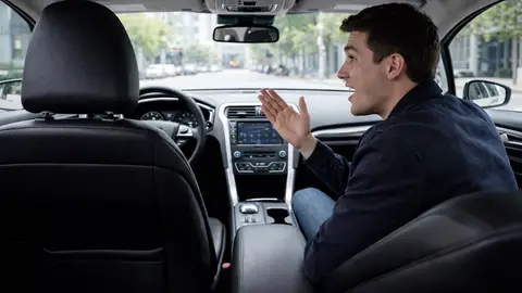 El coche autónomo de Uber que puede ser la peor pesadilla de los taxistas de Madrid El coche autónomo de Uber que puede ser la peor pesadilla de los taxistas de Madrid