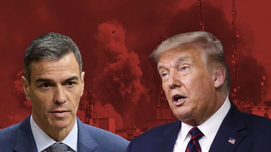 Pedro S&aacute;nchez y Donald Trump