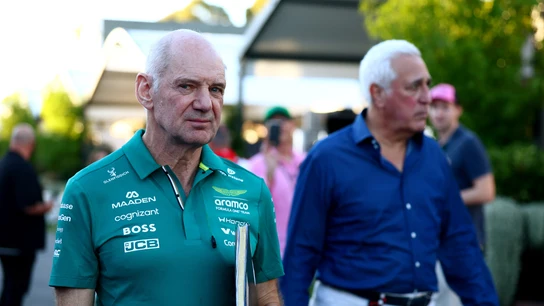 Adrian Newey y Lawrence Stroll Adrian Newey y Lawrence Stroll