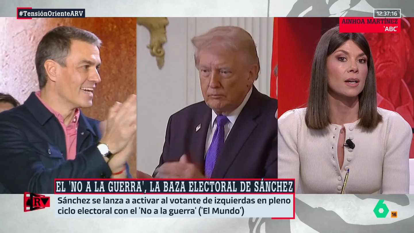 Ainhoa Martínez: "No pasaría nada porque el PP se pusiera detrás del Gobierno ante un ataque de EEUU" Ainhoa Martínez: "No pasaría nada porque el PP se pusiera detrás del Gobierno ante un ataque de EEUU"