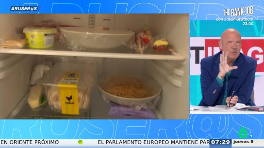 Alfonso Ar&uacute;s, tras conocer que el 70% de los espa&ntilde;oles reconoce que come alimentos caducados: "No est&aacute;s sola, Tatiana"