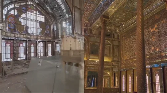 El Palacio de Golestán en Irán, antes y después de los ataques de EEUU e Israel El Palacio de Golestán en Irán, antes y después de los ataques de EEUU e Israel