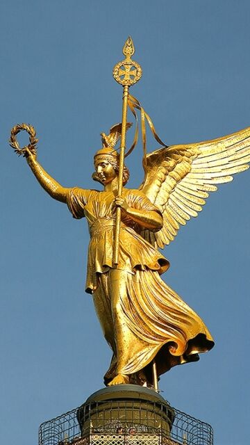 Detalle de la Columna de la Victoria, en Berlín