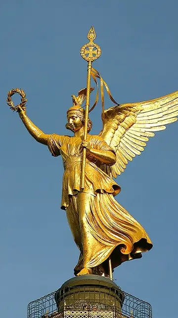 Detalle de la Columna de la Victoria, en Berlín Detalle de la Columna de la Victoria, en Berlín