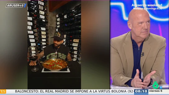 El vídeo de Arcángel anunciando su gira en España que alucina a Alfonso Arús: "Está comiendo paella con espárragos blancos" El vídeo de Arcángel anunciando su gira en España que alucina a Alfonso Arús: "Está comiendo paella con espárragos blancos"