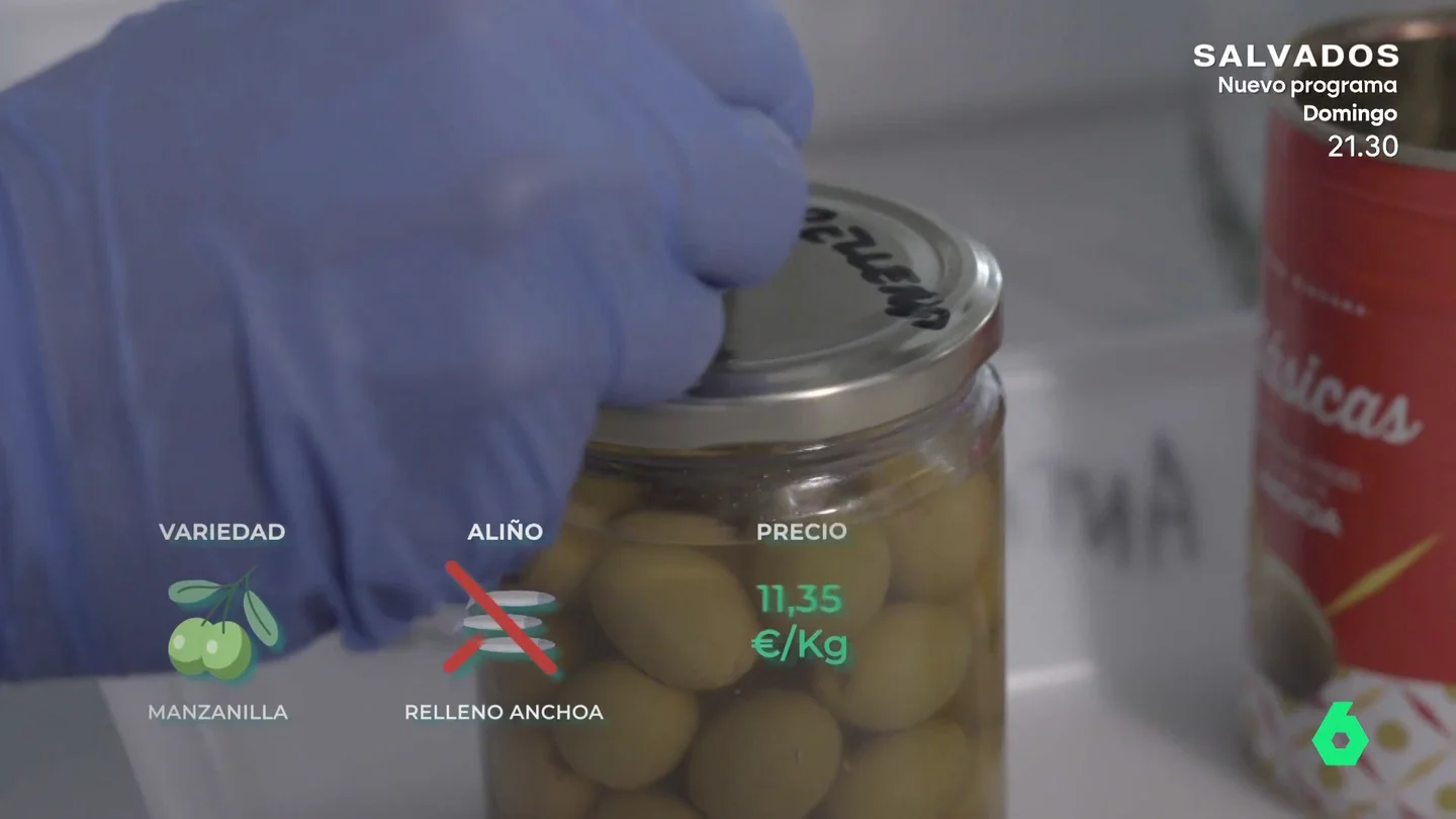 Esto es lo que realmente lleva el relleno de las aceitunas con anchoa: "No es anchoa" Esto es lo que realmente lleva el relleno de las aceitunas con anchoa: "No es anchoa"