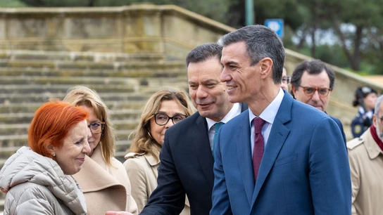 El presidente del Gobierno, Pedro Sánchez, junto al primer ministro de la República de Portugal, Luís Montenegro, a su llegada a la XXXVI Cumbre Hispano-Lusa El presidente del Gobierno, Pedro Sánchez, junto al primer ministro de la República de Portugal, Luís Montenegro, a su llegada a la XXXVI Cumbre Hispano-Lusa