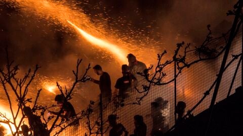 Guerra de cohetes en Vrontados