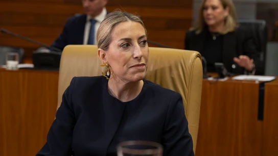 La presidenta extremeña en funciones, María Guardiola, este viernes La presidenta extremeña en funciones, María Guardiola, este viernes