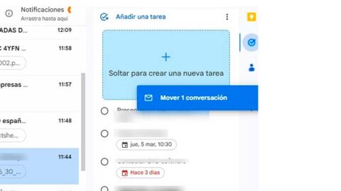 Creando tareas automáticas en Gmail