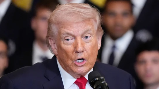 El presidente de EEUU, Donald Trump, durante una comparecencia en la Casa Blanca El presidente de EEUU, Donald Trump, durante una comparecencia en la Casa Blanca