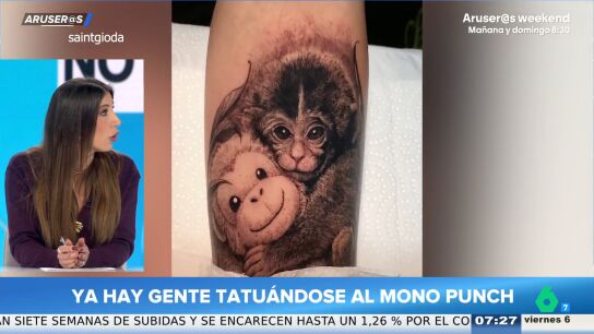  La historia del mono Punch llega a la piel: aparecen los primeros tatuajes inspirados en &eacute;l